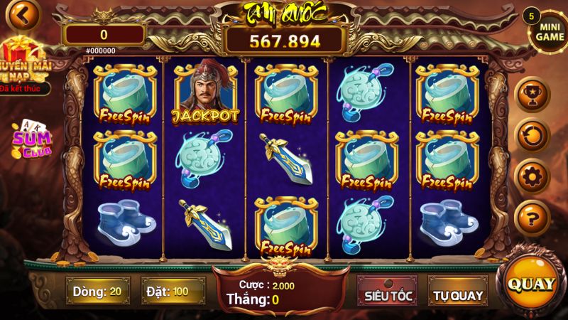 Chia sẻ cách chơi nổ hũ Khởi Nghĩa Tam Quốc tại Sumclub