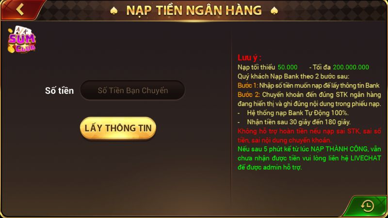 Nạp ngân hàng