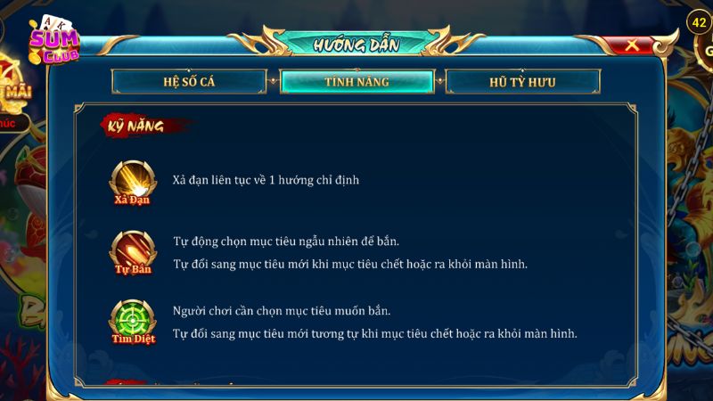 Kinh nghiệm chơi Bắn Cá Long Cung tại Sumclub
