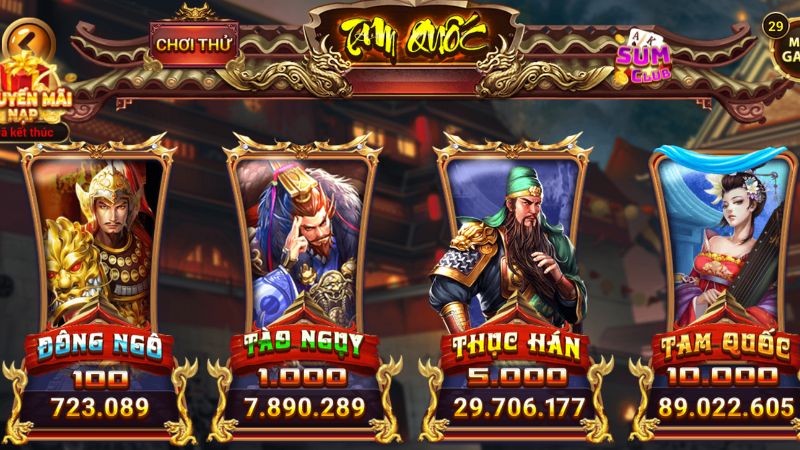 Tìm hiểu luật chơi slots Khởi Nghĩa Tam Quốc Sumclub