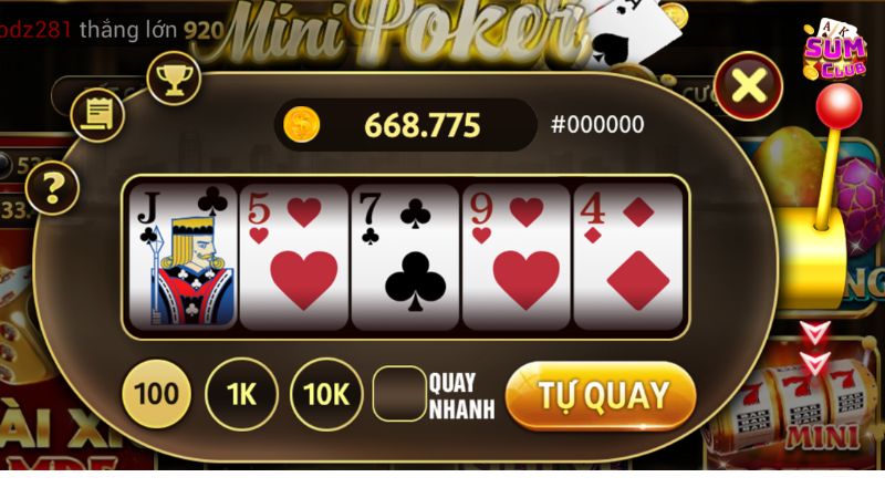 Tìm hiểu về game Mini Poker Sumclub
