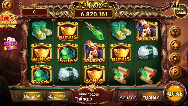 Ưu điểm khi chơi Khởi Nghĩa Tam Quốc của Sumclub
