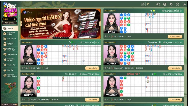 Ưu điểm khi chơi Live Casino của Sumclub